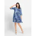 Produktbild: Witt Etuikleid Druckkleid . blau 42