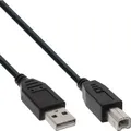 Produktbild: INLINE - USB-Kabel - USB Typ B (M) zu USB (M) - USB 2.0 - 30 cm - Schwarz