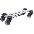 Produktbild: Rollbrett schwerlast ausziehbar 340-500mm - ideal als Möbelroller, Rollbrett Werkstatt bis 250kg verwendbar mit Softrollen, schwarz