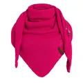 Produktbild: KNIT FACTORY - Dreiecksschal Coco - Damen Strickschal mit Wolle - Umschlagtuch für den Herbst und Winter - Winterschal - Dreieckstuch - Hochwertige Qualität - XXL Schal - 190 x 85 cm - Fuchsia
