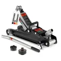 Produktbild: Heyner® Wagenheber Rangierwagenheber Bundle Inkl. Ersatzgummiauflage Für Tesla Model 3 S Y X + 2,25t Kapazität + Extra Flach + Robuste Qualität + Variable Hubhöhe 85-380mm