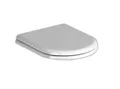Produktbild: Keramag Courreges 572700000 1L-Sitz weiß, mit Scharnieren, verchromt