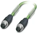 Produktbild: Phoenix Contact 1524381 Sensor-/Aktor-Datensteckverbinder, konfektioniert M12 Stecker, gerade 5.00m Polzahl Sensoren: 4 1St.