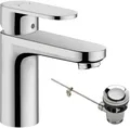 Produktbild: hansgrohe Vernis Blend Einhebel-Waschtischarmatur 100 mit Ablaufgarnitur chrom,