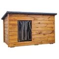 Produktbild: Hundehütte Wetterfest Hundehaus Hundehöhle Winterfest Isoliert Holz 113 x 76 cm