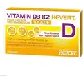 Produktbild: Vitamin D3 K2 Hevert+Calcium u.Magnes.1000 IE Kps. 60 St