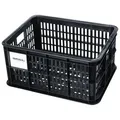 Produktbild: Basil Fahrradkorb Fahrradkasten Crate S, 40,4x29,8x20,2cm, 17,5ltr, Kunststoff schwarz