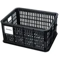 Produktbild: Basil Fahrradkorb Basil Crate S Fahrradkiste schwarz, 17,5 Liter, recycelter Kunststoff