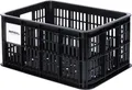 Produktbild: Fahrradkorb Schwarz 17,5L Fahrradkasten Kunststoff 40x30x20cm - Basil Crate S