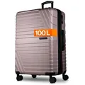 Produktbild: cocoono Hartschalen-Trolley Cocoono Hartschalenkoffer mit TSA Schloss & 8 Rollen, Dehnfalte goldfarben 76 cm