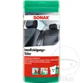 Produktbild: SONAX Box mit 25 feuchten Reinigungstüchern für den Autoinnenraum