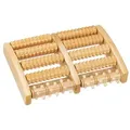 Produktbild: Relaxdays Fußmassageroller Holz Hellbraun