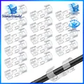 Produktbild: Kabelklemmen 120 Stück Selbstklebend Rund Kabelhalter Wandmontage Transparent
