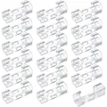 Produktbild: Kabelklemmen selbstklebend Kabelhalter Kabelorganisator Kabelclips Transparent