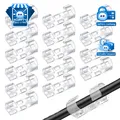 Produktbild: Kabelklemmen 120 Stück Selbstklebend Rund Kabelhalter Wandmontage Transparent