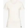 Produktbild: Tom Fyfe Merino Damen T-Shirt Rundhals Wollweiß XS