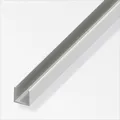 Produktbild: alfer U-Profil 18,9 x 18 x 2000 mm silber Profil Aluminiumprofil U Schiene