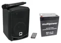 Produktbild: Mobile 40 Watt Aktiv PA-Box mit Mikrofon, Akku und Bluetooth von Omnitronic