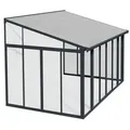 Produktbild: Palram - Canopia Aluminium Kaltwintergarten Sanremo Anthrazit 277x435x310 Cm