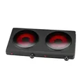 Produktbild: Kochplatte Tragbar Infrarot Doppel Kochfeld Camping 2500W TZS *B-Ware*