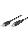 Produktbild: Pro USB-A USB-B 2.0 - 3m - Schwarz