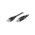Produktbild: Wentronic Goobay USB 2.0 Hi-Speed Kabel, Schwarz, 3 m - geeignet für Geräte mit USB Anschluss (68901)