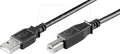 Produktbild: GOOBAY 68901 - USB 2.0 Hi-Speed Kabel, A-Stecker > B-Stecker 3,0 m schwarz