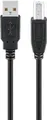 Produktbild: USB 2.0 Hi-Speed-Kabel, schwarz 3m