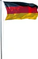 Produktbild: LEX Teleskop Fahnenmast 4 Meter inkl. Deutschland-Fahne