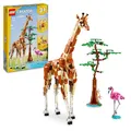 Produktbild: LEGO Creator 3in1 Tiersafari, Kreativ-Set mit Tierfiguren, 3 Baumöglichkeiten: Spielzeug-Giraffe, Gazellen und Löwe, Spielzeug-Tiere für Mädchen und Jungen, Natur-Geschenk für Kinder ab 9 Jahren 31150