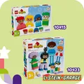 Produktbild: LEGO® DUPLO® 10415 & 10423 Baubare Menschen mit großen Gefühlen NEU & OVP