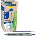 Produktbild: Pilot Kugelschreiber Bottle 2 Pen Ecoball 10+10, Gehäuse transparent, Schreibfarbe blau, 10 Stück