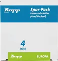 Produktbild: Kopp Europa Universalschalter (Aus-und Wechselschalter), 4-er Spar-Pack,617601056, creme-weiß, 4 Stück