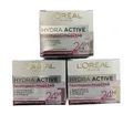 Produktbild: 3x L'ORÉAL PARiS -  Gesichtscreme Hydra Active Feuchtigkeitspflege Tag (3x50ml)