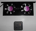 Produktbild: Doppel Kühl Ventilator 12 V Panel MCV/2 Kühlschrank Lüfter  81115r NEU