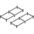 Produktbild: Hoesch Muna Untergestell 118978 für 110/120/130/140x80cm