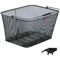 Produktbild: Fahrradkorb City Korb Cargo, Engmaschig, Schwarz, Mit Korbklip, Asista, 0313K