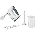 Produktbild: Handmixer ErgoMixx MFQ37470 weiß/grau, 750 Watt, mit Mixfuß