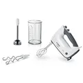 Produktbild: Bosch ErgoMixx MFQ37470 750W Handrührer weiß/grau Rühren Zerkleinern