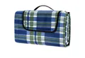 Produktbild: Picknickdecke, Detex, XXL 200x200 cm Wasserdicht Wärmeisoliert 4-6 Personen Karo/Blau