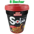 Produktbild: Nissin Soba Cup Noodles Wok Style Chili 8er Pack (8 x 92g) Instant Nudeln