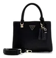 Produktbild: GUESS Noelle II Multi Compartment Satchel S Handtasche Tasche Black schwarz Neu