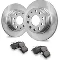 Produktbild: Hinterradbremsen-set, Kompatibel Mit Audi A3 (8p), Vw Golf 5 6, Seat Leon, Skoda Octavia, Altea, Bremsscheiben, Keramik-bremsbeläge, Ersatzset, 253 Mm Hinterradscheiben - Vevor