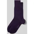 Produktbild: Falke Socken mit Label-Print in Pflaume, Größe 43/44
