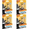 Produktbild: 4x Philips Vision H7 Halogen bis zu 30% mehr Licht 55W 12V Autolampen Glühlampen