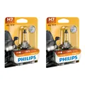 Produktbild: 2x Philips Vision H7 Halogen bis zu 30% mehr Licht 55W 12V Autolampen Glühlampen