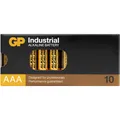 Produktbild: GP Batteries GP Batterie Alkaline, AAA, Micro, LR03, 1,5 V, Industrial, 10 Stück (10 Stk., AAA) (03524AB10)