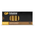 Produktbild: GP Industrial Alkaline AAA Batterien 1,5V, auch bekannt als Micro/LR03, 10 Stück Batterien AAA Industrial in plastikfreier Papierverpackung