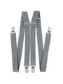 Produktbild: axy Hosenträger Herren Hosenträger 4 Stabile Clips H-Form 2,5cm Breit verstellbar und elastisch 120cm Lang