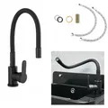 Produktbild: Wasserhahn Küchenarmatur Flexibel Armatur Mischbatterie Brause Küche Schwarz